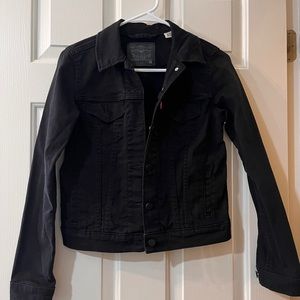 Women’s black Levi’s Jean jacket